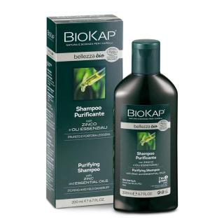 BIOKAP Bellezza Čisticí šampon se zinkem a esenciálními oleji BIO 200 ml