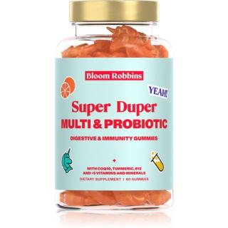 Bloom Robbins Super Duper MULTI & PROBIOTIC žvýkací měkké tobolky pro podporu trávení 60 ks