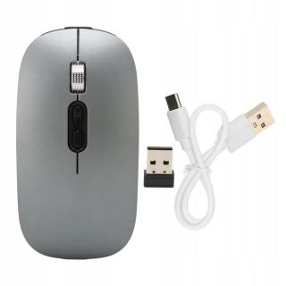 Bluetooth myš Tichá myš typu C nabíjecí 2.4G