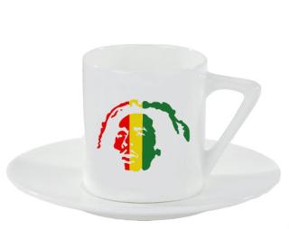 Bob Marley Espresso hrnek s podšálkem 100ml