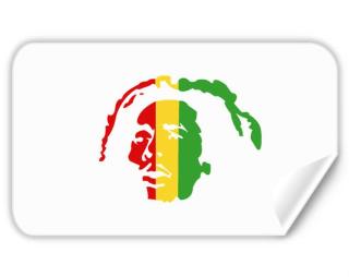 Bob Marley Samolepky obdelník