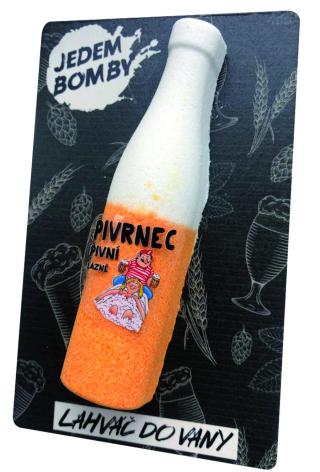 Bohemia Gifts Šumivá pěnivá bomba do koupele Pivrnec 80 g