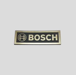 Bosch nálepka znak 120 x 39 mm * Zlatá