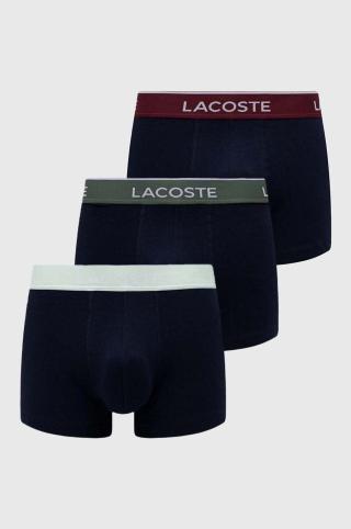 Boxerky Lacoste pánské, tmavomodrá barva