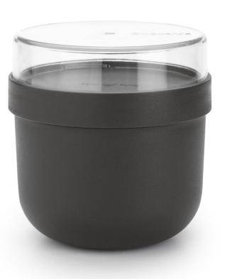 Brabantia Miska na snídani Make & Take, 0,5l - Dark Grey