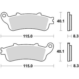 Braking brzdové destičky  M501-297