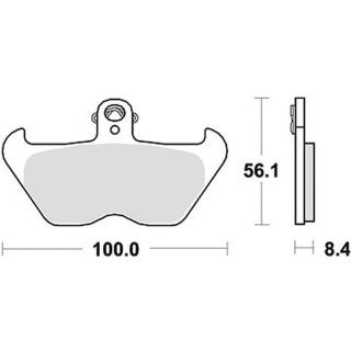 Braking brzdové destičky  M501-156