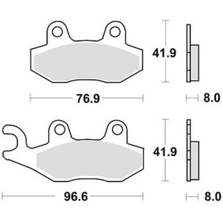 Braking brzdové destičky  M501-243