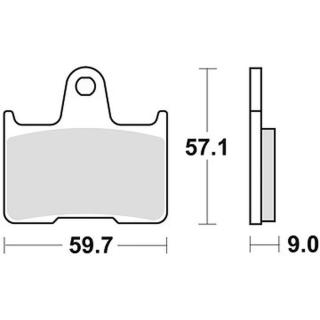 Braking brzdové destičky  M501-284