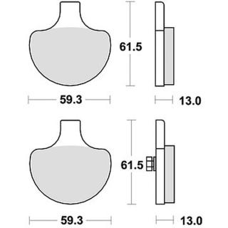 Braking brzdové destičky  M501-334