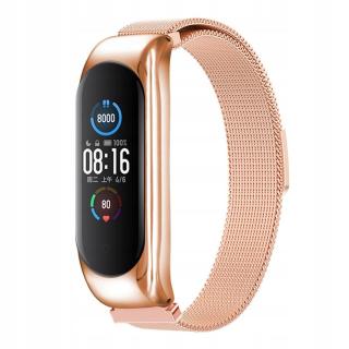 Bransoleta pro MI Band 3 4 Rose Gold