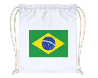 Brazilská vlajka Celopotištěný vak na záda