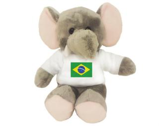 Brazilská vlajka Plyšový slon