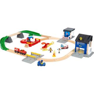 Brio World 36025 Vlaková sada záchranářského týmu