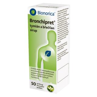 BRONCHIPRET Tymián a břečťan sirup 50 ml