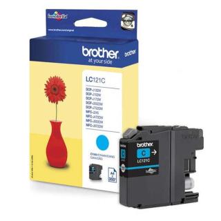 Brother LC-121C azurová  originální cartridge