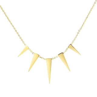 BRUNOshop.cz S3977 Náhrdelník TRIANGL GOLD