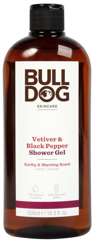 Bulldog Sprchový gel Vetiver a Černý pepř  500 ml