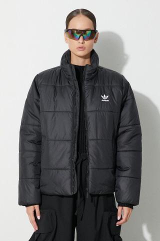 Bunda adidas Originals Adicolor Puffer dámská, černá barva, zimní, II8455