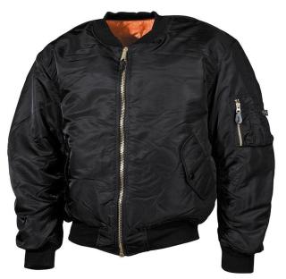 Bunda MFH® Flight Jacket MA1 “Bomber“- černá