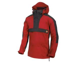 Bunda Woodsman Anorak® Helikon-Tex® - dvoubarevná Crimson Sky / Ash Grey