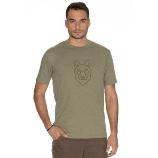 Bushman tričko Anvil khaki XXXL