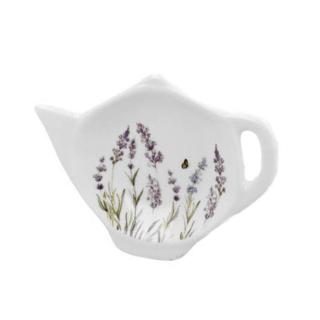 Čajníček porcelánový PROVANCE bílo-fialový 12cm