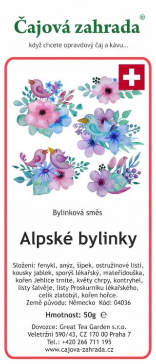 Čajová zahrada Alpské bylinky - bylinná směs