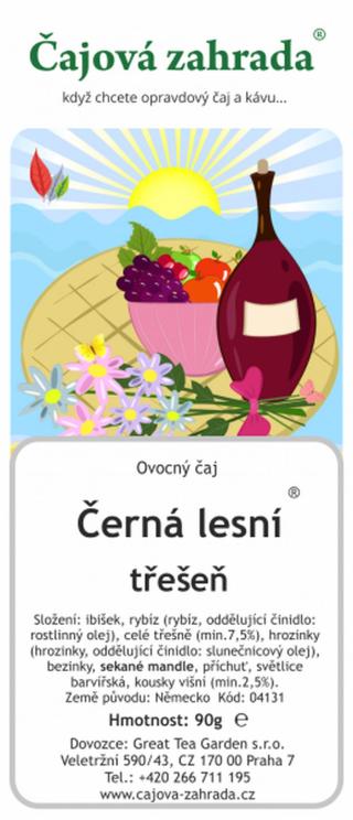 Čajová zahrada Černá lesní třešeň ® - ovocný čaj Varianta: ovocný čaj 500g