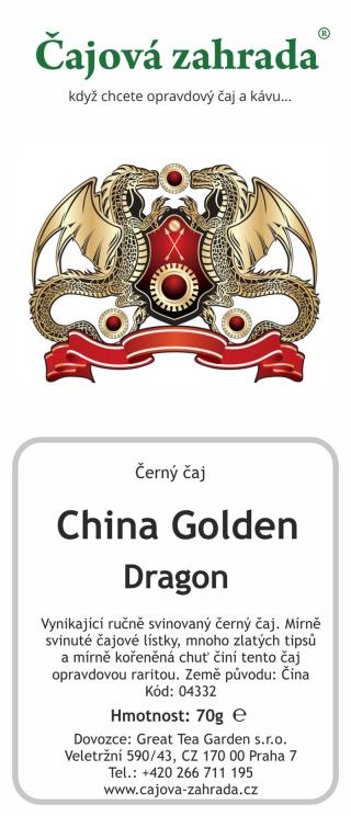 Čajová zahrada China Golden Dragon - černý čaj Varianta: černý čaj 1000g