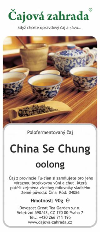 Čajová zahrada China Oolong Se Chung Varianta: oolong čaj 1000g