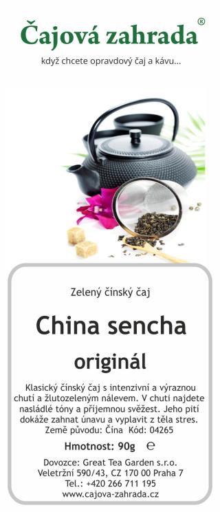 Čajová zahrada China Sencha - zelený čaj Varianta: zelený čaj 1000g