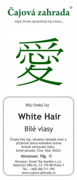 Čajová zahrada China White Hair - bílý čaj Varianta: bílý čaj 1000g