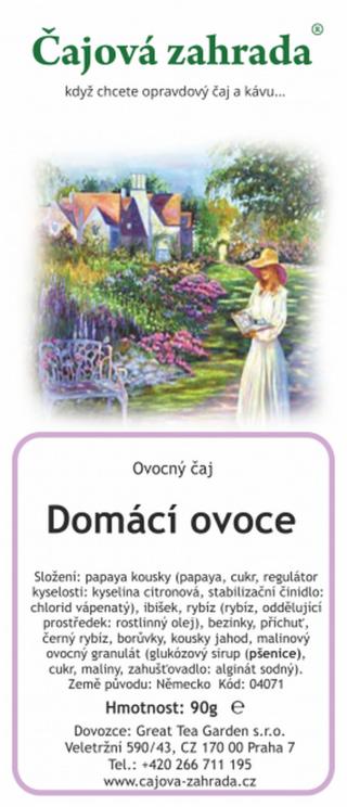 Čajová zahrada Domácí ovoce - ovocný čaj Varianta: ovocný čaj 1000g