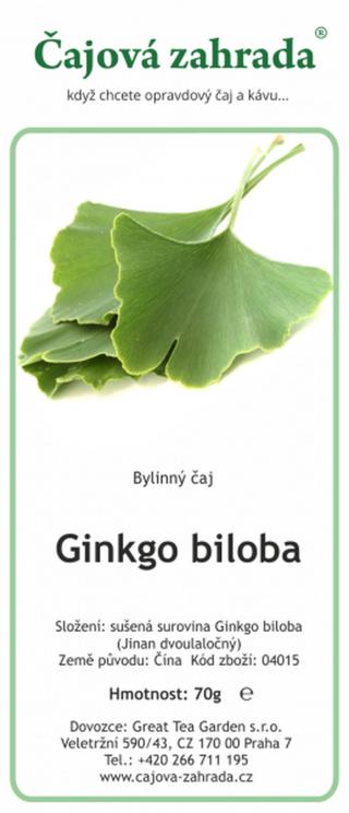 Čajová zahrada Ginkgo biloba - bylinný čaj