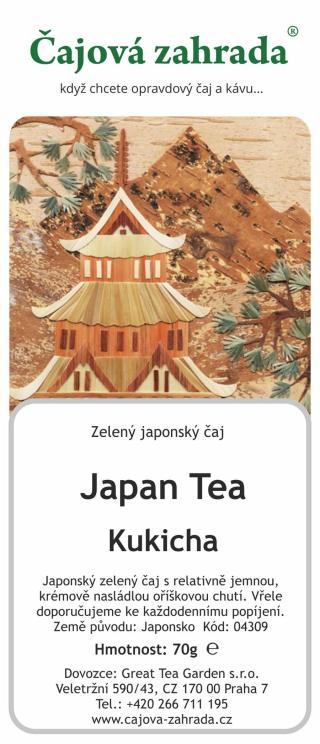 Čajová zahrada Japan Kukicha - zelený čaj Varianta: zelený čaj 1000g