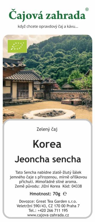 Čajová zahrada Korea Jeoncha Sencha - zelený čaj Varianta: zelený čaj 1000g