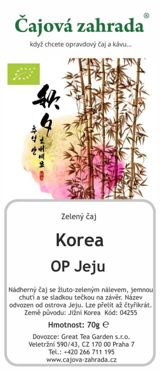 Čajová zahrada Korea OP Jeju - zelený čaj Varianta: zelený čaj 1000g