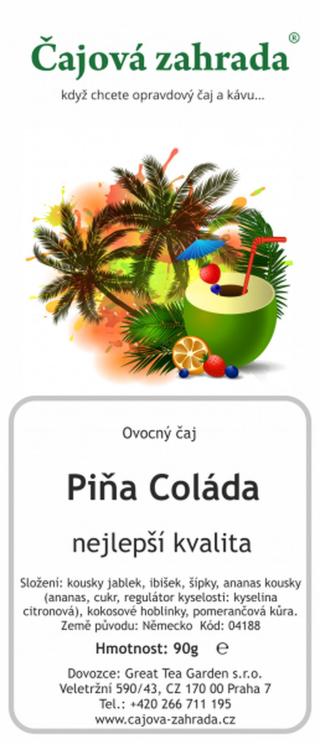 Čajová zahrada Piňa Colada - ovocný čaj Varianta: ovocný čaj 500g