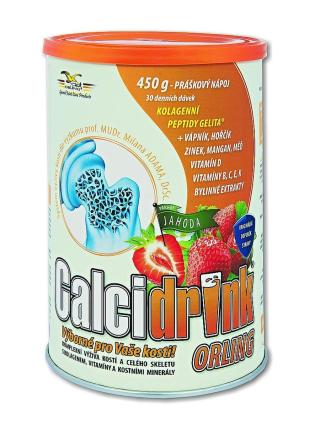 Calcidrink jahoda nápoj 450 g