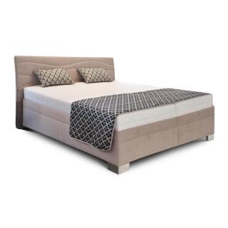 Čalouněná postel Windsor 180x200, béžová, včetně matrace