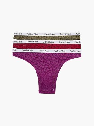 Calvin Klein Underwear Kalhotky 3 ks Fialová