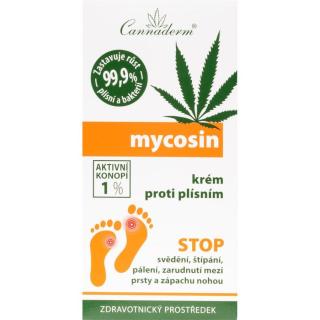 Cannaderm Mycosin aktivní krém s konopným olejem 30 g