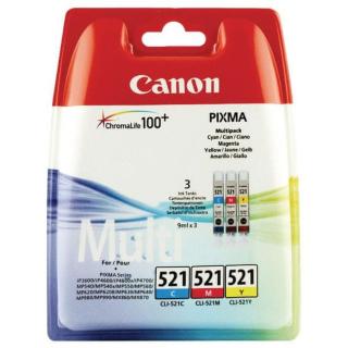 Canon CLI-521 C/M/Y Pack , barevná