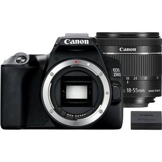 Canon EOS 250D černý + EF-S 18-55 mm f/4-5.6 IS STM + LP-E17
