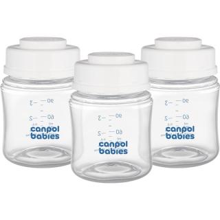 Canpol babies Bottle Set láhev na uchování mateřského mléka 0 m+ 3x120 ml