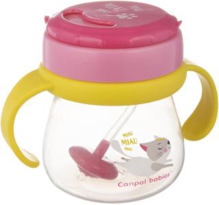 Canpol babies Hrníček sportovní se slámkou a závažím 250 ml