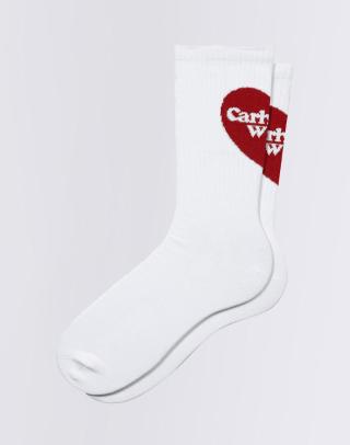 Carhartt WIP Heart Socks White