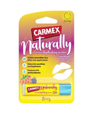 CARMEX Natural Hydratační balzám na rty malina borůvka 4,25 g