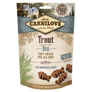 CARNILOVE Dog semi moist snack trout&dill 200 g